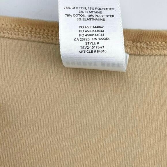 Aritzia Sunday Best Kiera Velour Top In Tannin Size Large - Picture 3 of 5